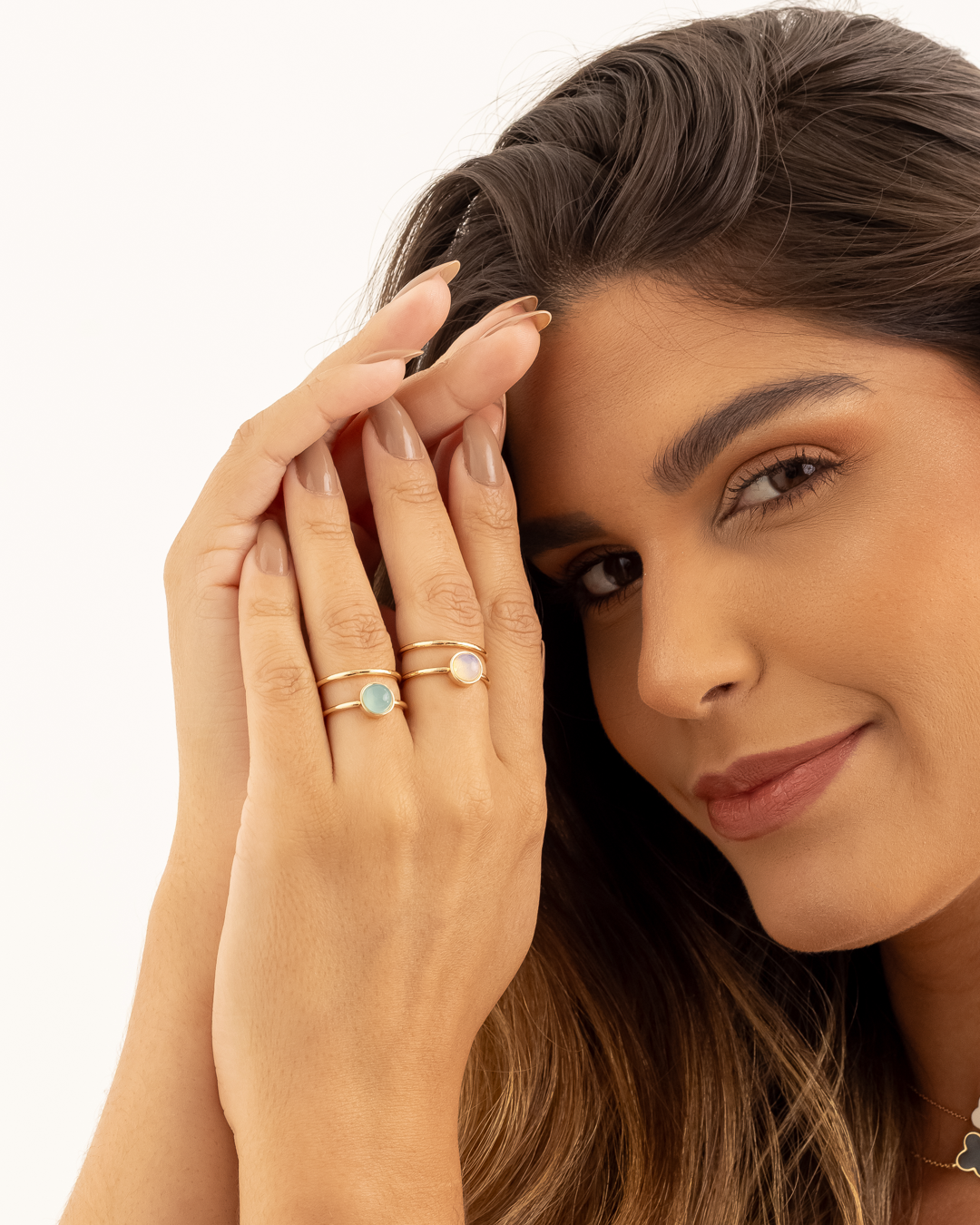 Anillo Luna - Opalina