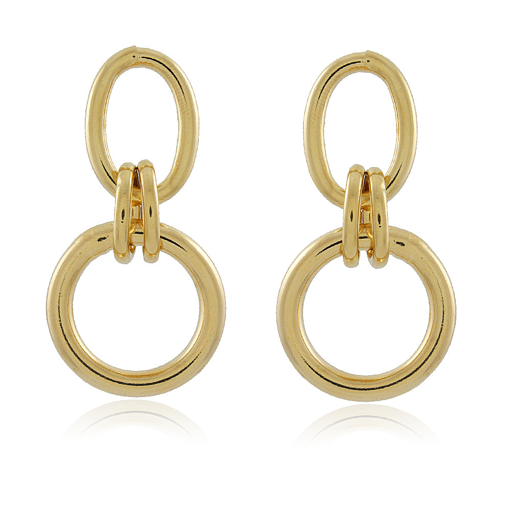 Brinco Mariane Banho Ouro 18k LLucy 
