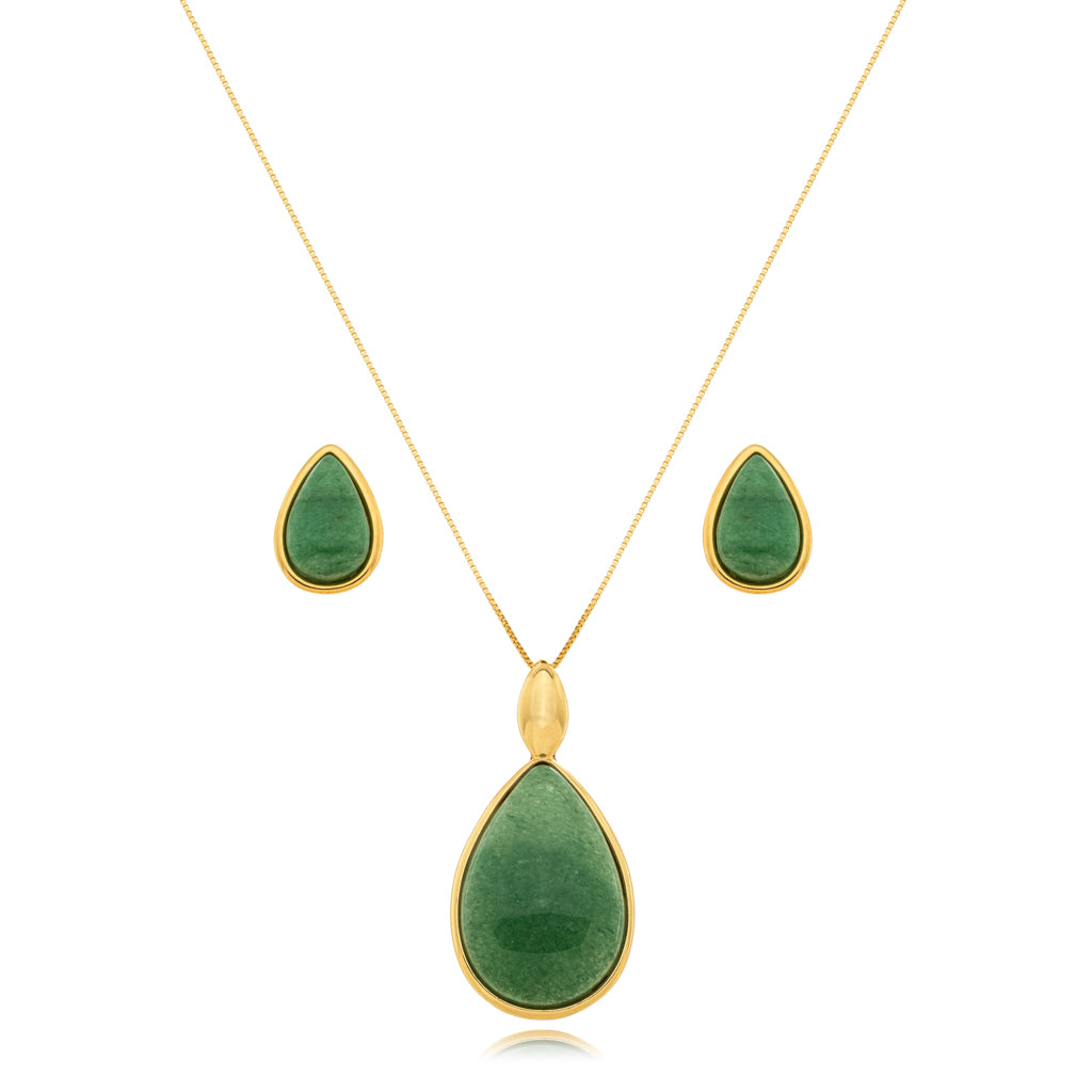 Conjunto Espíritu Salvaje - Cuarzo Verde