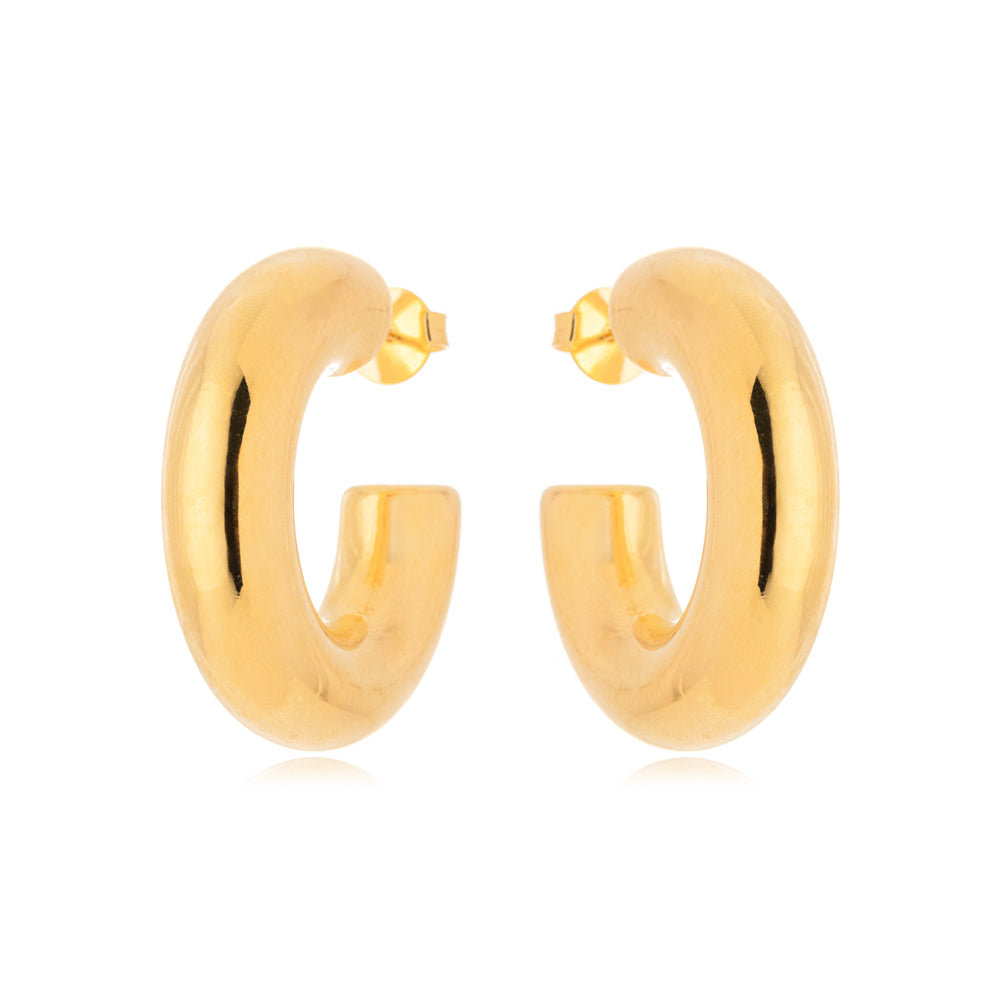 aros pendiente earrings Noeli oro gold 18k LLucy